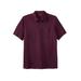 Men's Big & Tall Heavyweight Jersey Polo Shirt by KingSize in Deep Purple (Size 2XL)