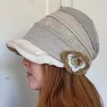Anthropologie Accessories | Anthropologie Cream Gray Wool Hat Beanie | Color: Cream/Tan | Size: Os