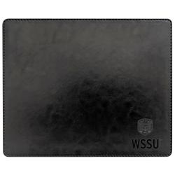 Winston-Salem State Rams Alumni V2 Leather Mousepad