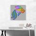 ARTCANVAS Rainbow Goldfish Aquarium Fish Jewel Pixel - Wrapped Canvas Graphic Art Print Canvas, in Blue/Green/Orange | Wayfair ACIPXL60-1S-18x18