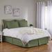 Ebern Designs Alainah Tailored Bed Skirt, Cotton in Green | 60 W x 75 D in | Wayfair D99C44384ED744A7B0D3ABA66BC0C210