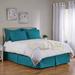 Ebern Designs Alainah Tailored Bed Skirt, Cotton in Blue | 78 W x 84 D in | Wayfair D638751BA8704E8F8FB6B07E5CC671F3