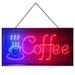 Boshen LED Neon Light Animated Motion Open Business Sign Plastic in Black | 19 H x 10 W x 1 D in | Wayfair 04ODS0021ECO