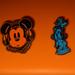 Disney Other | Disney Pins | Color: Blue/Orange | Size: Os