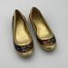 Coach Shoes | Coach Gold Poppy Flats Size 7 | Color: Blue/Gold | Size: 7
