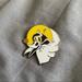 Disney Other | Disney The Nightmare Before Christmas Zero Pin | Color: White/Yellow | Size: Os