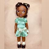 Disney Toys | Disney Princess Tiana Vinyl Doll | Color: Black/Green | Size: 1 Ft Tall