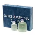Dolce And Gabanna Light Blue Eau De Toilette Spray Gift Set for Men 125ml