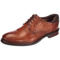 LLOYD Herren KARENZ Uniform-Schuh, Cognac/Cafe, 40 EU X-Weit