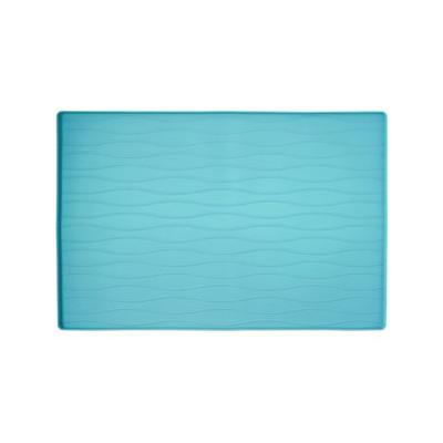 Frisco Silicone Dog & Cat Food Mat, Teal, Large