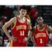 Yao Ming & Tracy McGrady Houston Rockets Unsigned Hardwood Classics Huddle Photograph
