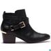 Coach Shoes | Coach Pauline Black Leather Ankle Boot Booties 6.5 | Color: Black/Gold | Size: 6.5