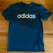 Adidas Shirts | Light Blue Adidas T-Shirt | Color: Blue/White | Size: M