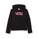 Vans Girl's Flying V Hoodie, Fuchsia Purple-Black, M