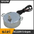 Syns.info ous Moteur AC 220-240V 50/60Hz 4W 5/6 RPM Robuste TYC-50 Couple 4KGF.CM