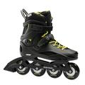 Rollerblade RB Cruiser Unisex Adult Fitness Inline Skate, Black/Neon Yellow, Urban Performance Inline Skates