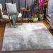 Victorias 8'10" x 12'4" Modern Contemporary Bohemian Abstract Charcoal/Cream/Light Gray/Taupe Area Rug - Hauteloom