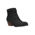 Wide Width Women's Helena Booties by Bella Vita in Black (Size 7 W)