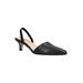 Extra Wide Width Women's Sarah Pump by Bella Vita in Black Leather (Size 8 WW)