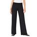 Plus Size Women's Stretch Cotton Wide Leg Pant by Woman Within in Black (Size 4XP)