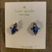 Kate Spade Jewelry | Kate Spade Sapphire Earrings | Color: Blue/Gold | Size: Os