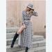 Zara Dresses | New Zara Snakeskin Animal Print Maxi Dress | Color: Gray/Silver | Size: S