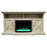 Cambridge Summit Electric Fireplace, Crystal in Brown | 32.7 H x 13.8 W x 63 D in | Wayfair CAM6215-1SNDCRS