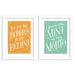 East Urban Home You Put the Bubbles in My Belini & You're the Mint on My Mojito - 2 Piece Print Set on Canvas Canvas | Wayfair