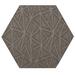White 24 x 24 x 0.5 in Area Rug - East Urban Home Geometric Neutral Indoor/Outdoor Area Rug Nylon | 24 H x 24 W x 0.5 D in | Wayfair