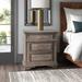 Hetton 3-Drawer Nightstand Wood in Gray Laurel Foundry Modern Farmhouse® | 29.5 H x 28 W x 17 D in | Wayfair 90F0821A00B846DDB964C66AB0825254