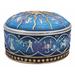 Trinx Ancient Greek Astrological Horoscopes Zodiac Constellations Trinket Dish Velvet/Fabric in Black/Blue/Yellow | 2.5 H x 4 W x 4 D in | Wayfair