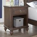 Birch Lane™ Dansville 1 Drawer Nightstand Wood in Brown | 28.5 H x 24 W x 18 D in | Wayfair 45715B8A41F34E5C938353052EFD8491