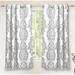 Bungalow Rose Jayton Damask Room Darkening Thermal Grommet Curtain Panels Polyester in Gray | 63 H in | Wayfair 652B36837A76432BAB1326C5641649DC