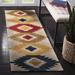 27 x 0.3 in Indoor Area Rug - Union Rustic Deyoung Geometric Handmade Tufted Wool Area Rug Wool | 27 W x 0.3 D in | Wayfair