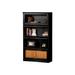 World Menagerie Didier Barrister Bookcase Wood in Black/Brown | 58 H x 32.5 W x 13 D in | Wayfair WLDM8175 40131214