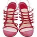 Gucci Shoes | Gucci Gg Leather Slingback Sandals | Color: Pink/Red | Size: 6