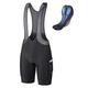 BALEAF Men's Cycling Bib Shorts 4D Padded Road Bike Shorts with Pockets Biking Tights Breathable UPF50+ Black S