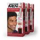 Just For Men Easy Comb-In Color (Formerly Autostop), Gray Hair Coloring for Men with Comb Applicator Included, Easy No Mix Application - Jet Black, A-60, 3 Pack (Packaging May Vary)