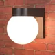 Lampe murale led en acrylique au design moderne base en PC noir et blanc abat-jour en forme de