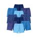 Plus Size Women's Cotton Boxer 10-Pack by Comfort Choice in Evening Blue Dot Pack (Size 10) Underwear