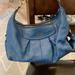 Coach Bags | Coach Leather Handbag Blue | Color: Blue/Gold | Size: Os