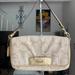 Coach Bags | Coach Tan/Gold Canvas Wrislet | Color: Cream/Gold | Size: Os