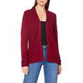 ESPRIT Women's 080ee1i309 Cardigan Sweater, Red (600/Bordeaux Red), X-Small