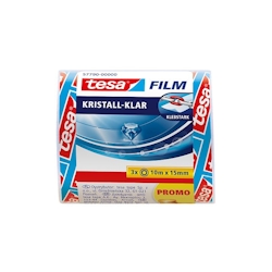 tesa Klebefilm 57790-00000 15mmx10m kristallklar 3 Rl./Pack. Image