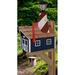 Amish Mailbox, Handmade, w/ Solar Lighthouse in Red/Blue | 8.5 H x 7.5 W x 20 D in | Wayfair 154B