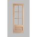 Prestige Entries Unfinished Mahogany Prehung Front Entry Door Wood in White | 36 W in | Wayfair 3068-M7231-PH4-LH