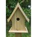 Union Rustic Jalissa Roof 14 in x 10 in x 9 in Birdhouse Wood in Brown | 14 H x 10 W x 9 D in | Wayfair 3945C9421FC540239E57E776757DF155