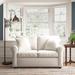 Birch Lane™ Warrington 60" Upholstered Loveseat in White | 37 H x 60 W x 37 D in | Wayfair D44116A625864760BC3EB14D6D31041C