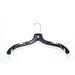 Rebrilliant Roosevelt Plastic Standard Hanger for Dress/Shirt/Sweater Plastic in Gray/Black | 6 H x 17 W in | Wayfair