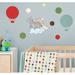 Zoomie Kids Unicorn On The Rainbow Wall Decal, Unicorn Sticker, Unicorn Decal Vinyl in Gray | 10 H x 11 W in | Wayfair